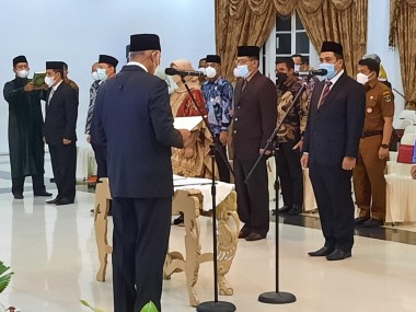 Pelantikan Pejabat Tinggi Pratama Provinsi Sumatera Barat